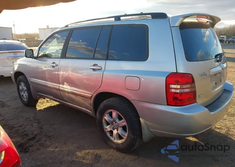 2002 Toyota Highlander V6 из США, поврежденный, VIN JTEHF21A620084294